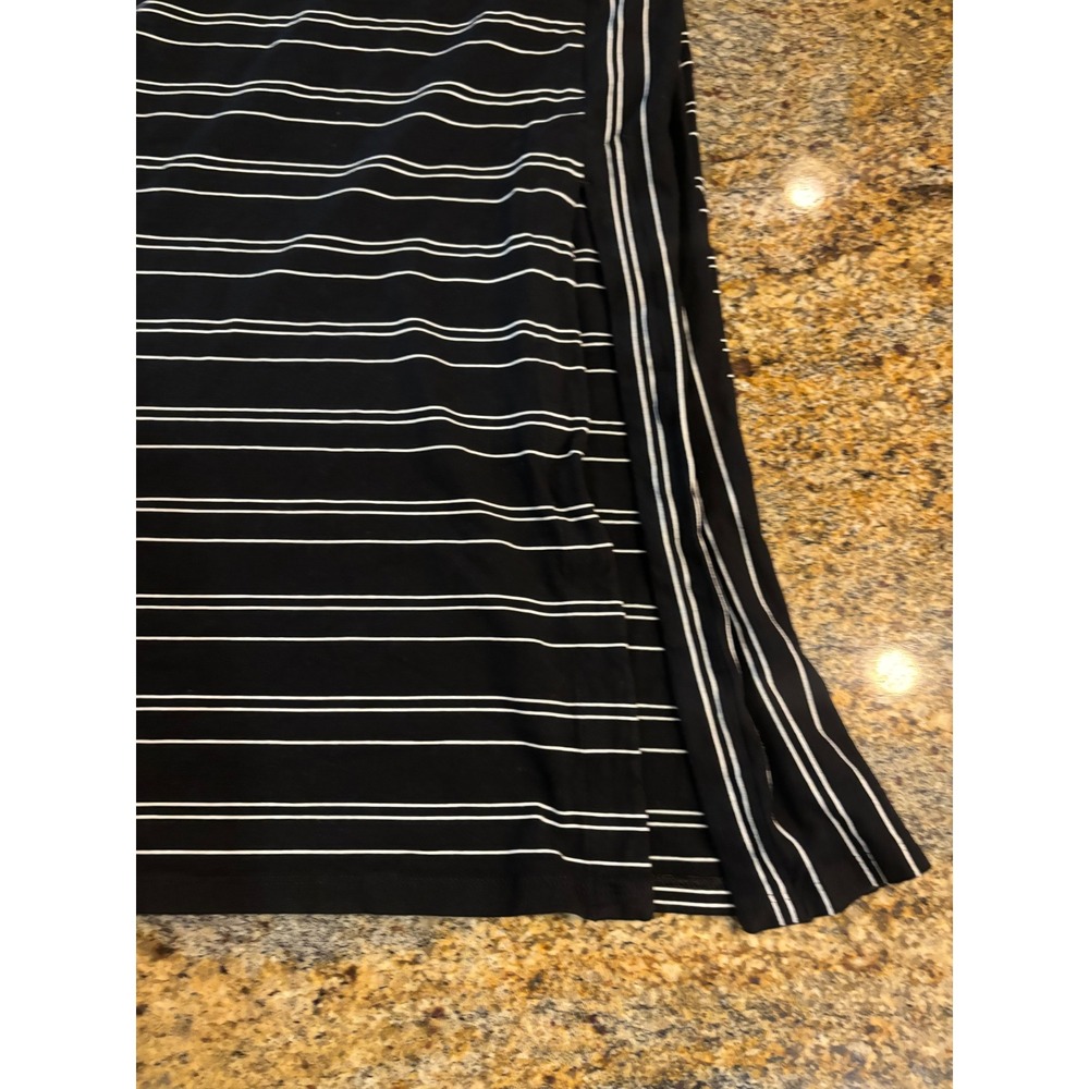 J. Jill Black and White Striped Maxi Dress - Picture 6 of 7